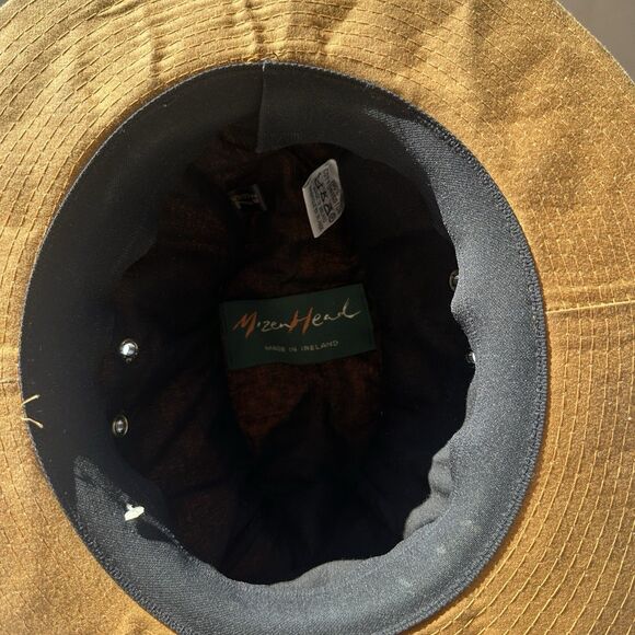 Vintage 90s MIZEN HEAD Irish Walking Hat Made in Ireland - Picture 3 of 5